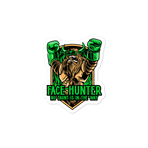 Face Hunter Sticker - 3"x3"