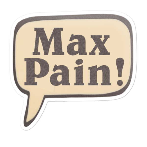Max Pain Hearthstone Sticker