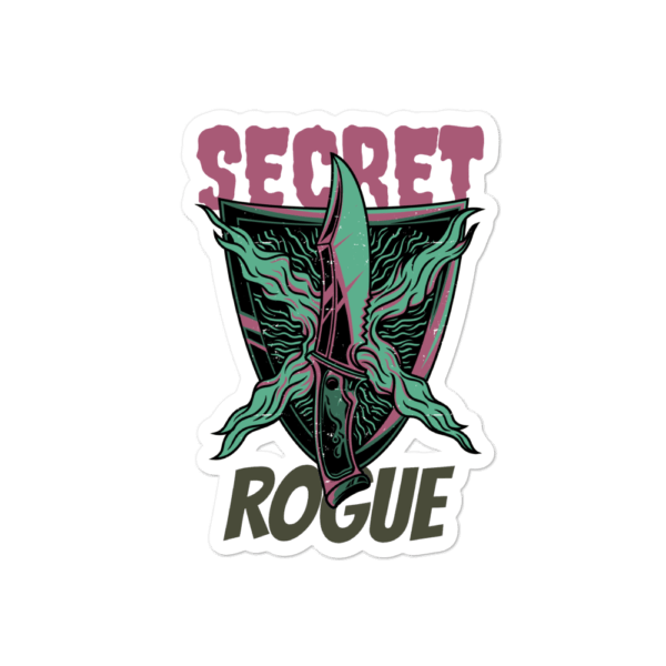 Secret Rogue Sticker 4"x4"