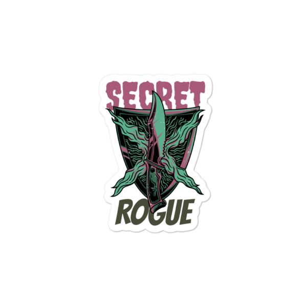 Secret Rogue Sticker 3"x3"